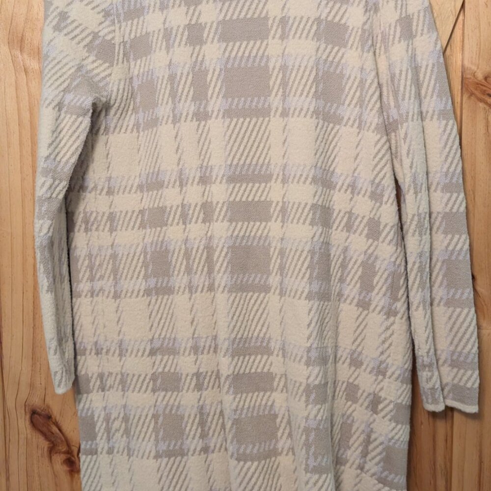 Ann Taylor Plaid Open Front Coatigan Cardigan | Size XS - Picture 4 of 8